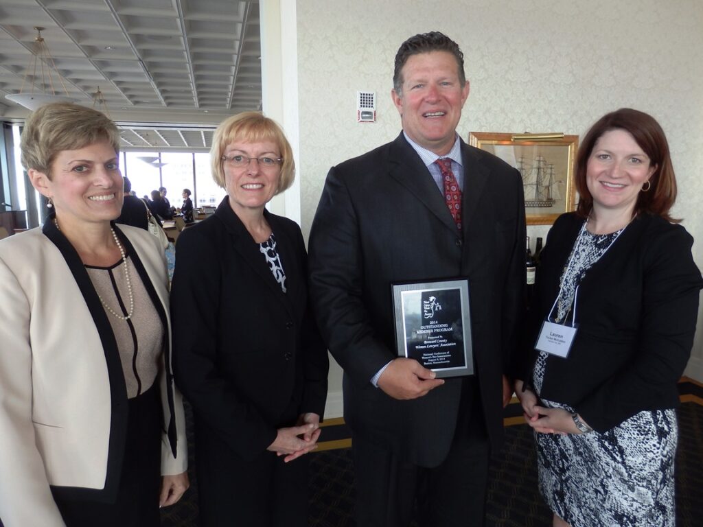 Outstanding Member service award winners NCWBA