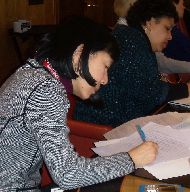 NCWBA team is writing