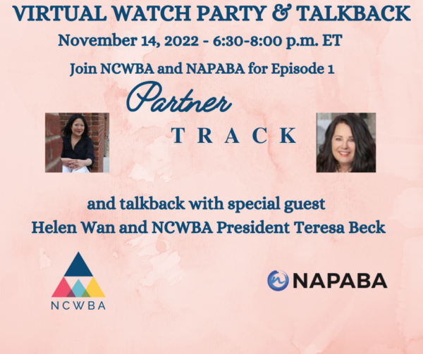 NCWBA Virtual watch party & talkback