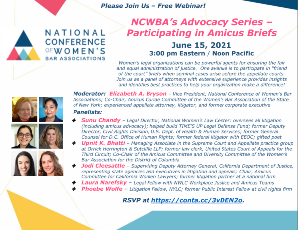 NCWBA Advocacy Amicus Program