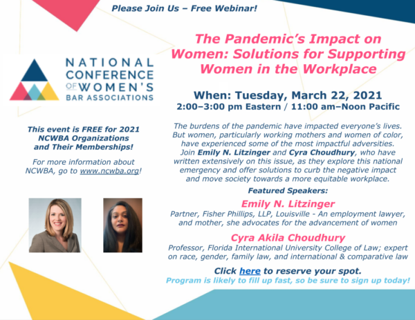 NCWBA Webinar Pandemic Working Women